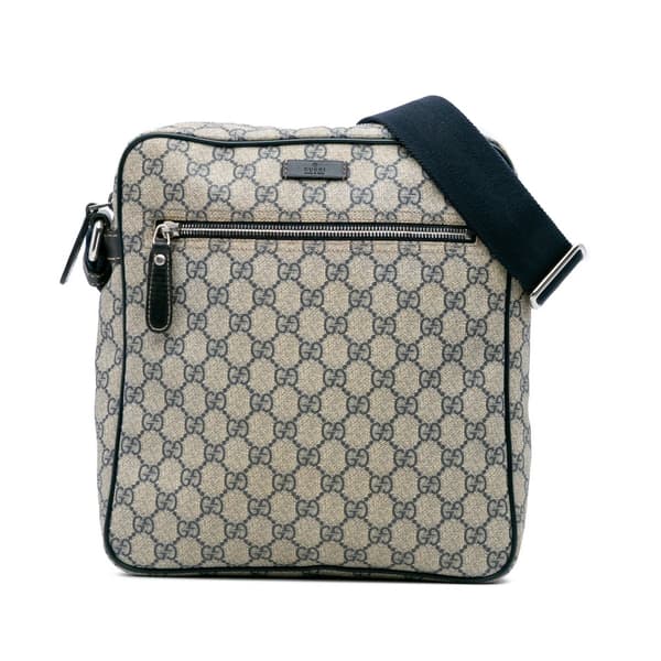 Pre-owned Gucci GG Supreme Crossbody Brown