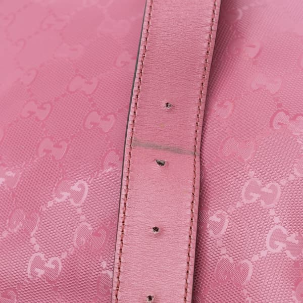 Pre-owned Gucci GG Imprime Crossbody Pink