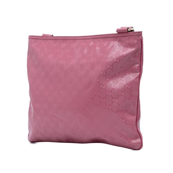 Pre-owned Gucci GG Imprime Crossbody Pink
