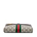 Pikkukuva 3 / 10: Pre-owned Gucci GG Supreme Ophidia Wallet On Chain Brown