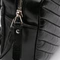 Miniatyrbild 7 av 10: Pre-owned Saint Laurent Cracked Shiny Calfskin Matelasse Tassel Monogram Lou Camera Bag Black