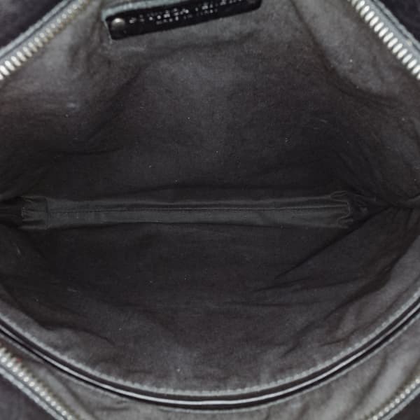 Pre-owned Bottega Veneta Leather Intrecciato Crossbody Black