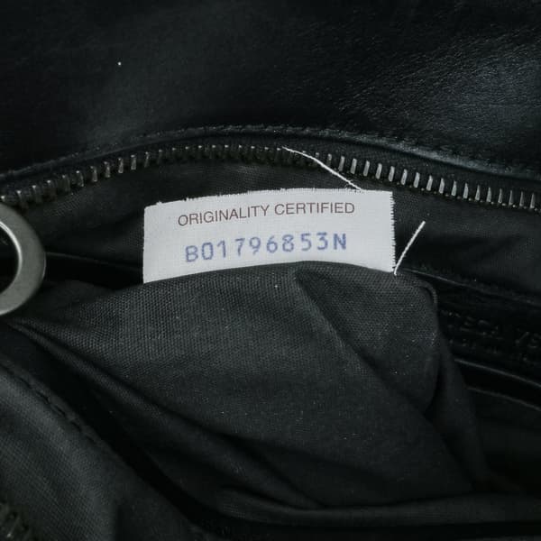 Pre-owned Bottega Veneta Leather Intrecciato Crossbody Black