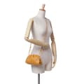 Miniatyrbilde 9 av 10: Pre-owned Bottega Veneta Lambskin The Mini Pouch Brown