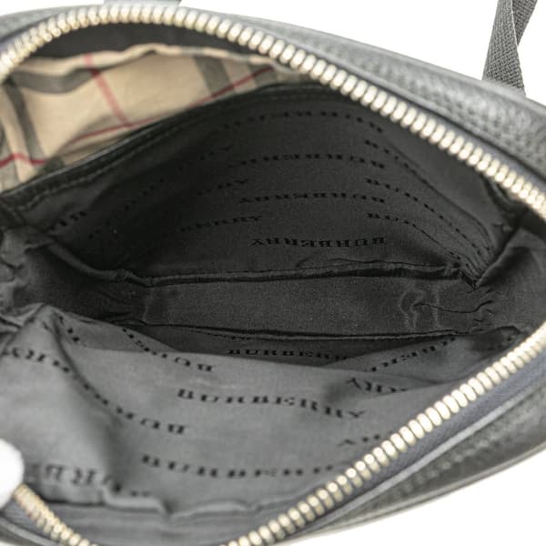 Pre-owned Burberry Leather Crossbody Black