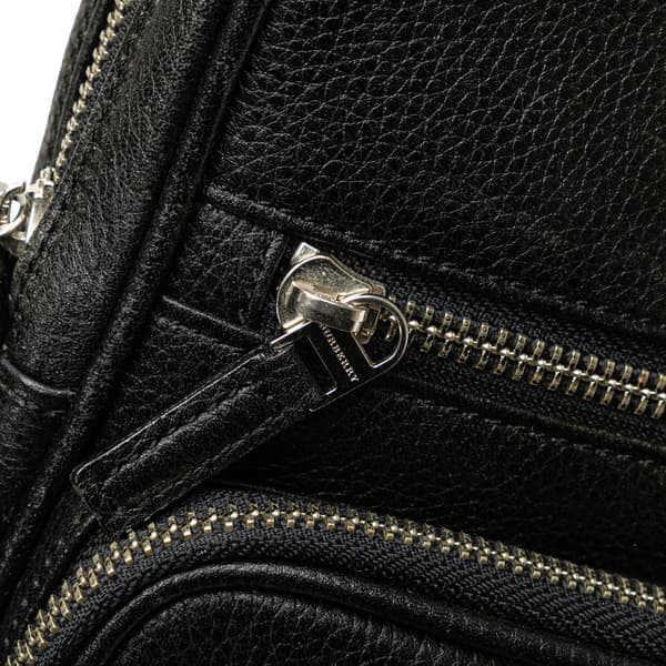 Pre-owned Burberry Leather Crossbody Black