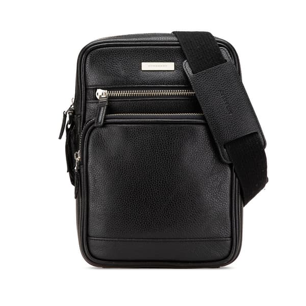 Pre-owned Burberry Leather Crossbody Black
