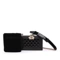 Pikkukuva 8 / 8: Pre-owned Chanel Quilted Patent Boy Box Minaudiere on Chain Black