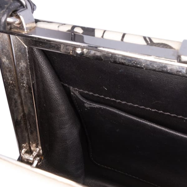 Pre-owned Prada Saffiano Stampato Light Frame Crossbody Green