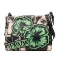 Pikkukuva 1 / 10: Pre-owned Prada Saffiano Stampato Light Frame Crossbody Green