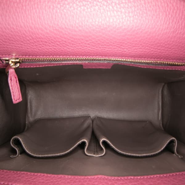 Pre-owned Gucci Medium Leather Miss Bamboo Crossbody Pink