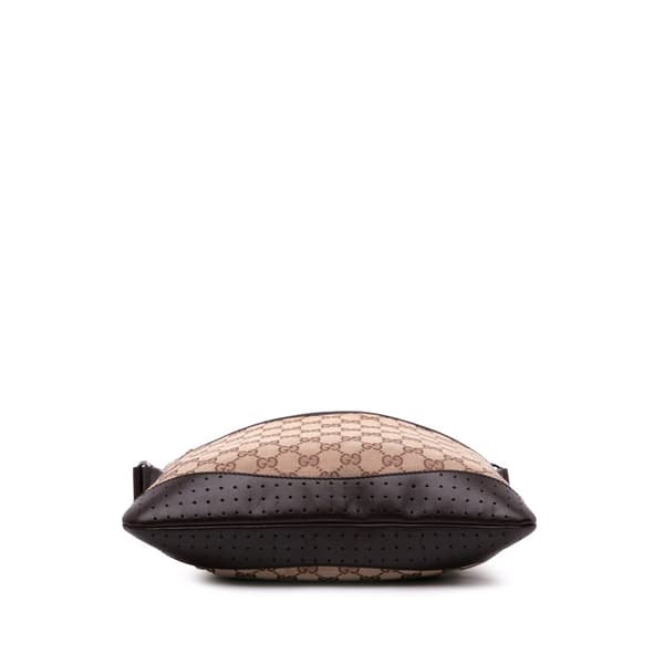 Pre-owned Gucci GG Canvas Crossbody Brown