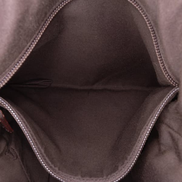 Pre-owned Gucci GG Canvas Crossbody Brown
