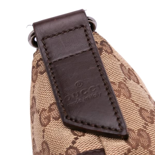 Pre-owned Gucci GG Canvas Crossbody Brown