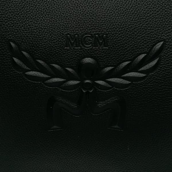Pre-owned MCM Leather Himmel Crossbody Black