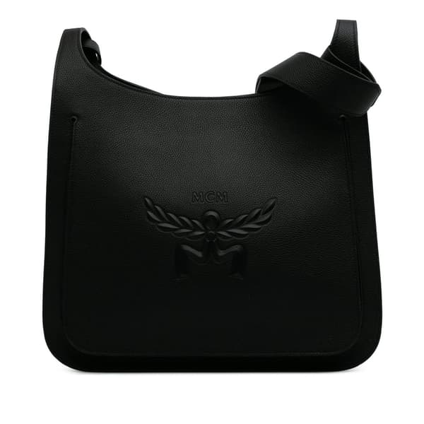 Pre-owned MCM Leather Himmel Crossbody Black
