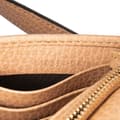 Miniatyrbild 6 av 10: Pre-owned Gucci Leather Interlocking G Dollar Wallet on Chain Brown