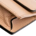 Miniatyrbild 8 av 10: Pre-owned Gucci Leather Interlocking G Dollar Wallet on Chain Brown