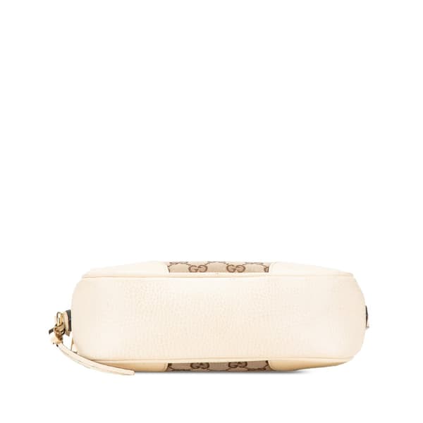Pre-owned Gucci GG Canvas Bree Crossbody Brown