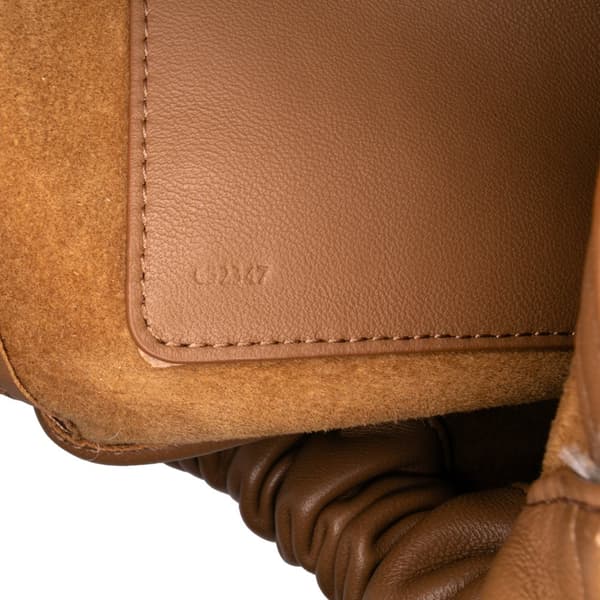 Pre-owned LOEWE Small Mellow Nappa Lambskin Squeeze Bag Brown