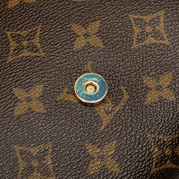 Pre-owned Louis Vuitton Monogram Musette Tango Long Strap Brown