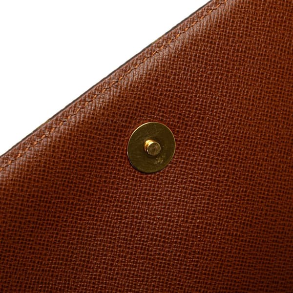 Pre-owned Louis Vuitton Monogram Musette Tango Long Strap Brown