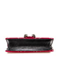 Miniatyrbild 3 av 10: Pre-owned Gucci Super Mini GG Velvet Dionysus Crossbody Red