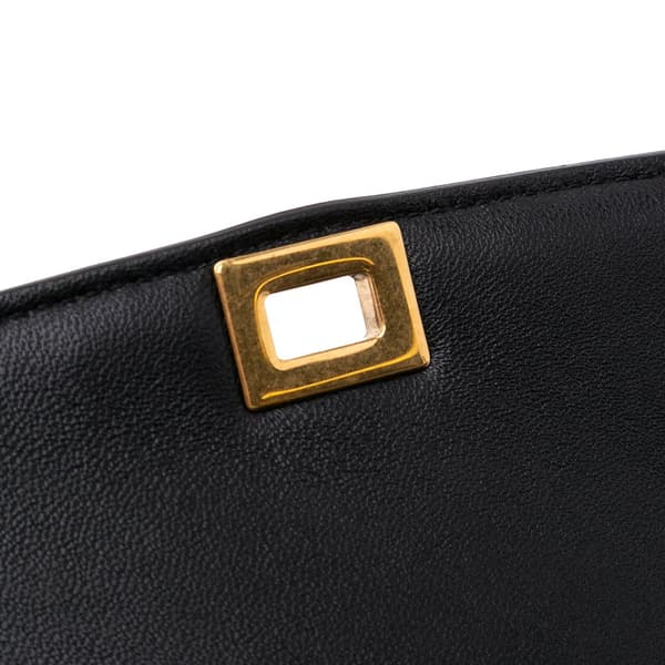 Pre-owned Celine Small Calfskin Classic Box Black