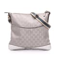 Miniatyrbillede 1 af 10: Pre-owned Gucci GG Canvas Web Crossbody Silver