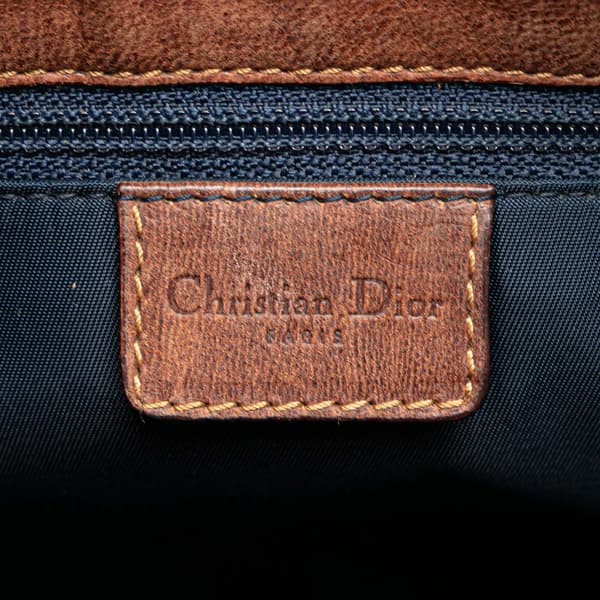 Pre-owned Dior Diorissimo Trotter Canvas Street Chic Crossbody Blue