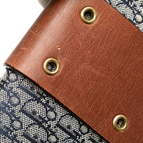 Pre-owned Dior Diorissimo Trotter Canvas Street Chic Crossbody Blue