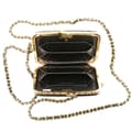 Pikkukuva 4 / 10: Pre-owned Chanel Small Glazed Goatskin Box With Chain Black
