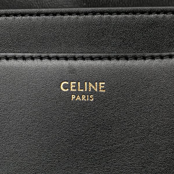 Pre-owned Celine Small Calfskin Besace 16 Crossbody Black