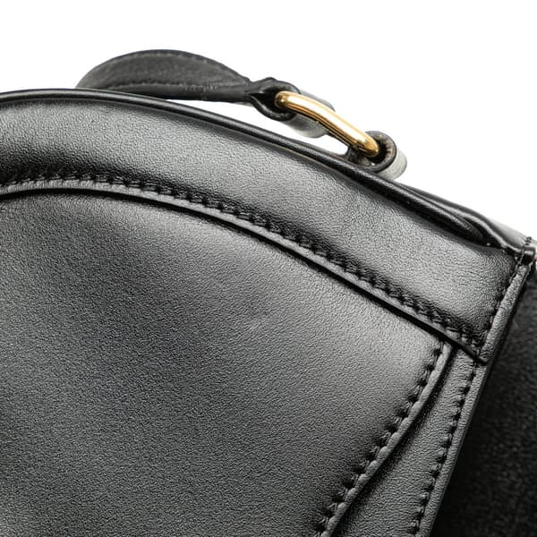 Pre-owned Celine Small Calfskin Besace 16 Crossbody Black