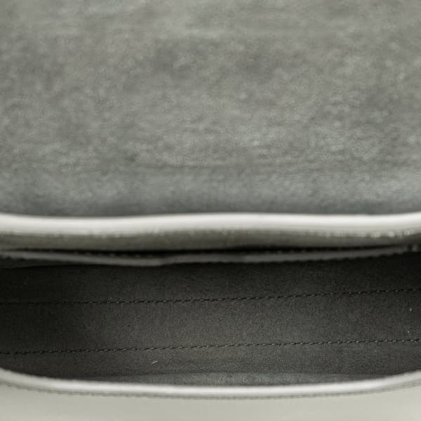 Pre-owned Dior Small Leather Bobby Crossbody Gray
