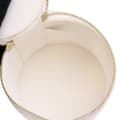 Miniatyrbilde 5 av 10: Pre-owned Chanel CC Lambskin Round Vanity Case White