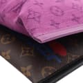 Miniatyrbild 9 av 10: Pre-owned Louis Vuitton Monogram Double Flat Messenger Brown