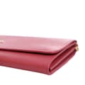 Miniatyrbild 7 av 10: Pre-owned Prada Saffiano Wallet On Chain Pink