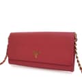 Miniatyrbild 2 av 10: Pre-owned Prada Saffiano Wallet On Chain Pink