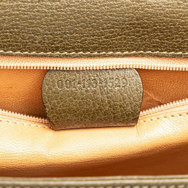 Pre-owned Gucci Leather Bamboo Crossbody Brown