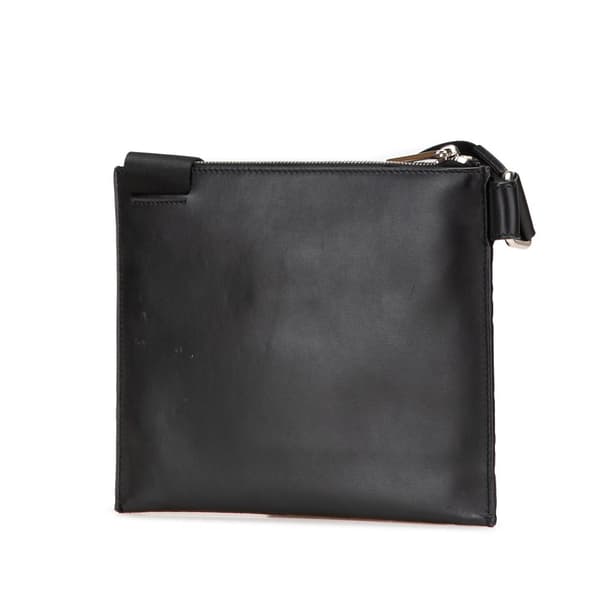 Pre-owned Fendi FF Embossed Leather 1974 Crossbody Brown