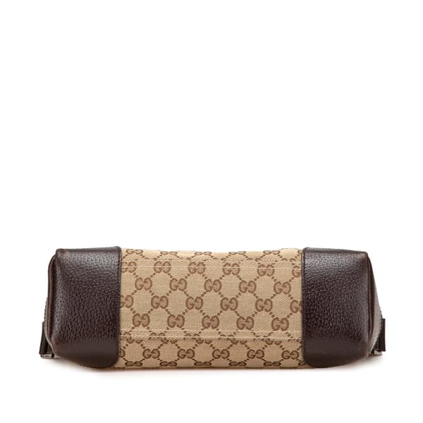 Pre-owned Gucci GG Canvas Crossbody Brown