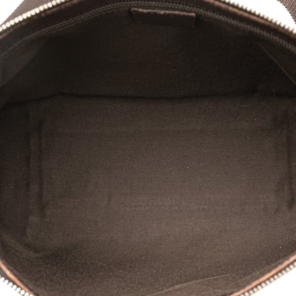 Pre-owned Gucci GG Canvas Crossbody Brown