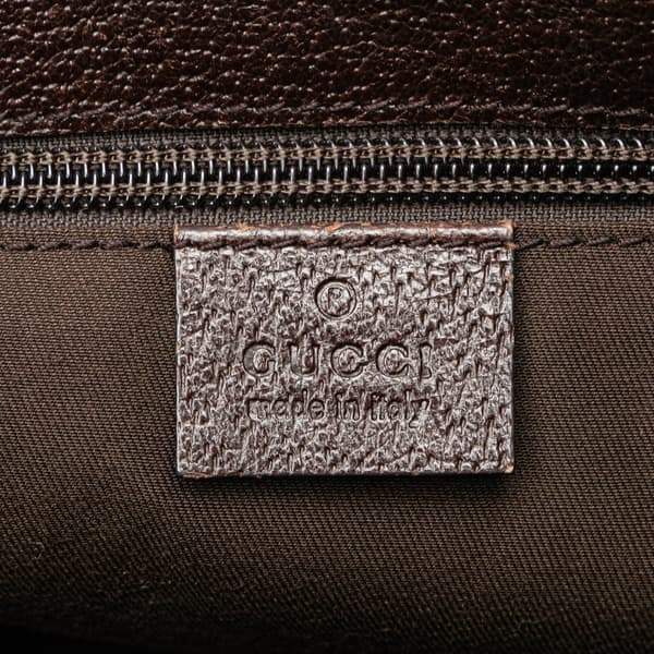 Pre-owned Gucci GG Canvas Crossbody Brown