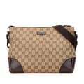 Miniatyrbild 1 av 10: Pre-owned Gucci GG Canvas Crossbody Brown