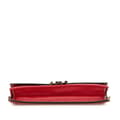 Pikkukuva 3 / 10: Pre-owned Gucci Leather Interlocking G Dollar Wallet on Chain Red