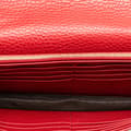 Pikkukuva 5 / 10: Pre-owned Gucci Leather Interlocking G Dollar Wallet on Chain Red