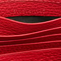 Pikkukuva 9 / 10: Pre-owned Gucci Leather Interlocking G Dollar Wallet on Chain Red