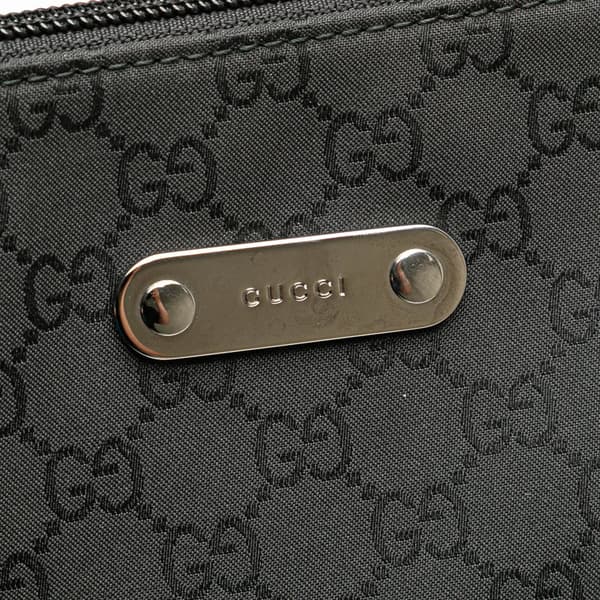 Pre-owned Gucci GG Nylon Crossbody Black