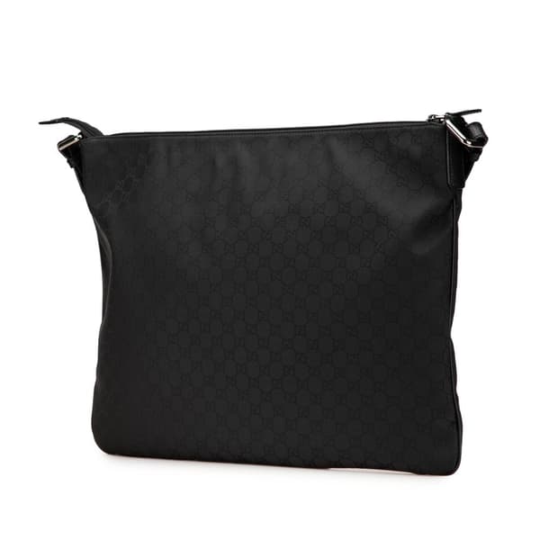 Pre-owned Gucci GG Nylon Crossbody Black